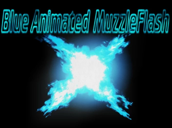 Скачать Blue Animated MuzzleFlash